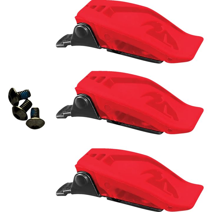 Juego de hebillas para botas Blitz XR — Para Blitz XR, rojo
