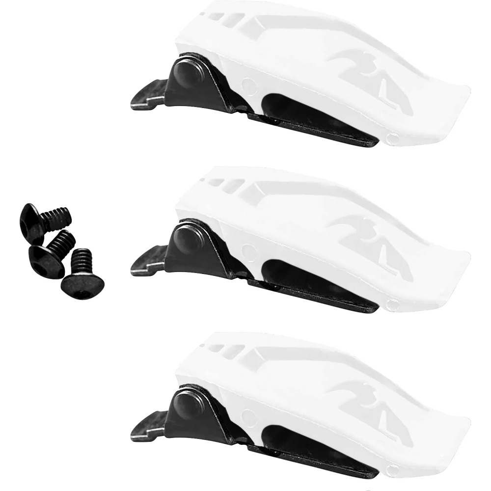 Blitz XR Boots Buckle Kit — Blitz XR, White, Adult