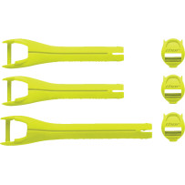 Blitz XR Boots Strap Kit — Adult, Acid yellow