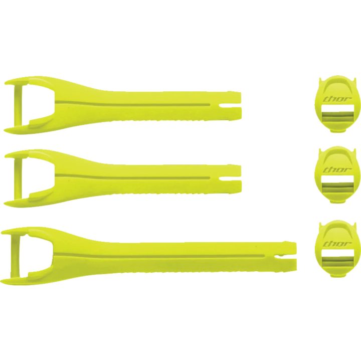 Kit de correas para botas Blitz XR juvenil — Amarillo, Negro, Ácido