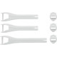 Kit de correas para botas juvenil Blitz XR — negro, blanco