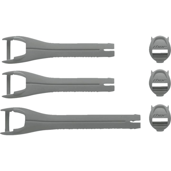 Kit de correas para botas juvenil Blitz XR — gris, carbón