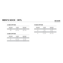 Calcetines Thermal Tech — Hasta la rodilla, S/M (UE 36-41), Negro/Gris