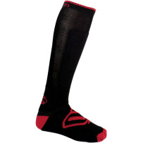 Insulator Socks — S/M, Below-knee fit, Black, Red