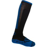 Evaporator Socks — S/M, below-knee, Black, Blue