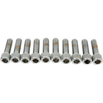 Pernos de cabeza hexagonal interior — 31.8 mm (1-1/4"), Paquete de 10, Plateado