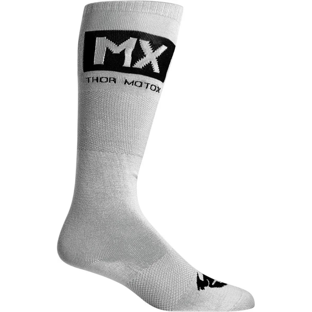 MX Cool Socks — Black/Gray, US Size 6-9