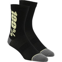 Rythym Socks — S/M, Crew, Black