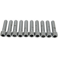 Tornillos de cabeza cilíndrica (socket-head) — 38,1 mm (1-1/2"), paquete de 10, plateado