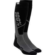 Torque Comfort Moto Socks — S/M, Mid-Calf, Black/Gray