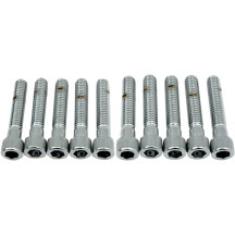 Tornillos de cabeza Allen — 50.8 mm (2"), 10 unidades, Plata