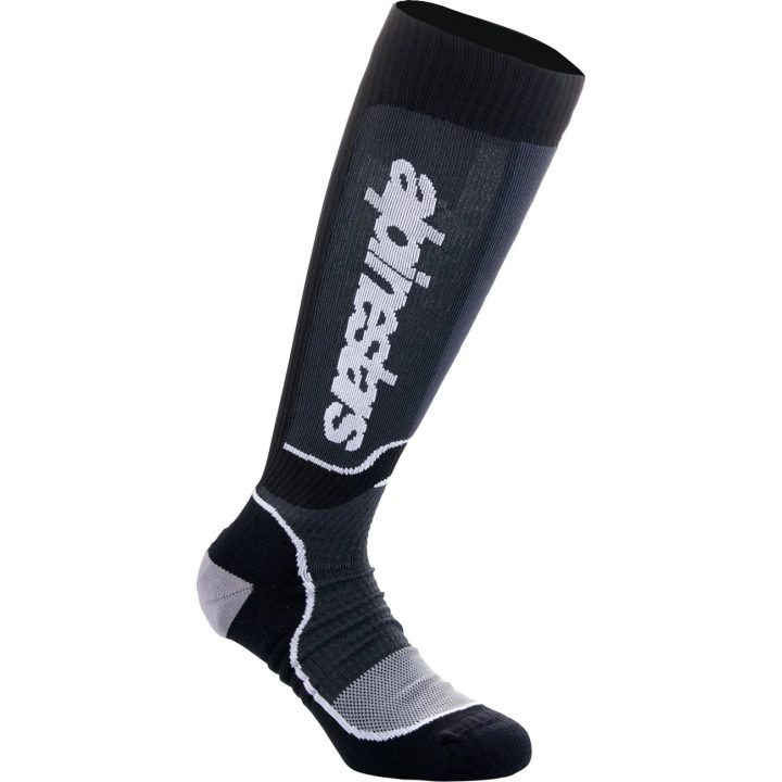 MX Plus Calcetines — L, Negro, Blanco