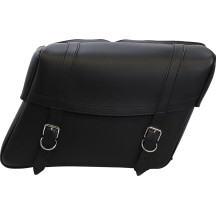 Highwayman Slant-style Saddlebags — Jumbo, 47 cm (18-1/2") W × 30.5 cm (12") H × 15 cm (6") D, Black