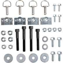 Bagger Tail Mounting System — Black, Left and Right