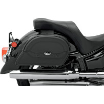 Cruis'n™ Slant Saddlebags — Black, L, Pair, 43 cm W x 24.7 cm H x 14 cm D