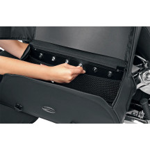 Cruis'n™ Slant Saddlebags — Black, L, Pair, 43 cm W x 24.7 cm H x 14 cm D