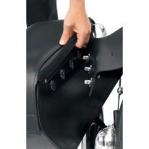 Cruis'n™ Slant Saddlebags — Black, L, Pair, 43 cm W x 24.7 cm H x 14 cm D