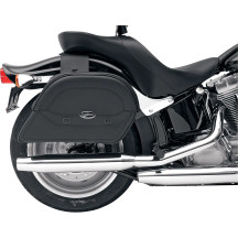 Cruis'n™ Slant Saddlebags — Black, L, Pair, 43 cm W x 24.7 cm H x 14 cm D