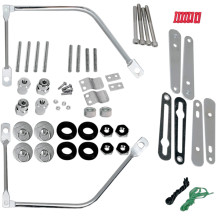 S4 Quick-Disconnect Saddlebag Mounting Kit for Harley — Chrome, fits most H-D models (excl. 1200S)
