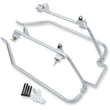 BaggerTail Saddlebag Mount for Softail Models — '93-'21 fit, chrome