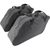 Saddlebag Liners — L, 45.5 cm (18") W, 24 cm (9.5") H, 14 cm (5.5") D, Black
