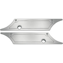 Saddlebag Latch Covers — Chrome