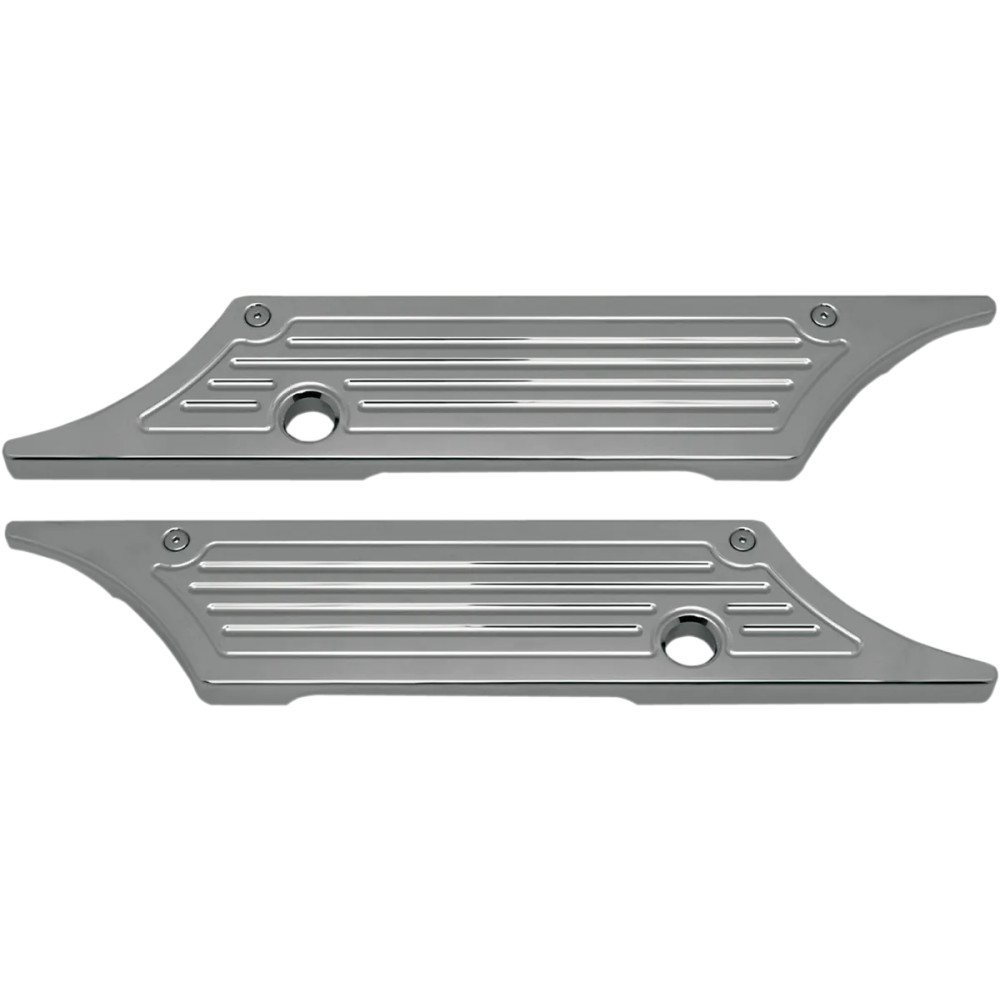 Saddlebag Latch Covers — Chrome, Pair