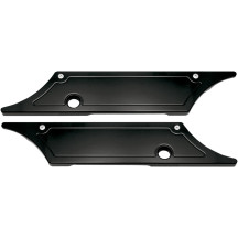 Saddlebag Latch Covers — Black anodized