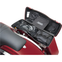 Saddlebag Lid Organizer Set — Black, 20 x 6-5/8 x 1/2 in, fits FLD-style lids