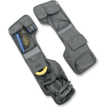 Saddlebag Lid Organizer Set — Black, 20 x 6-5/8 x 1/2 in, fits FLD-style lids