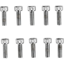 Tornillos de cabeza hueca hexagonal de repuesto — #8-32, 12 mm (1/2"), paquete de 10