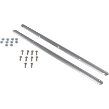 Bag Draggers — 19.5" long, 1" wide, bottom mount, Chrome