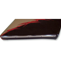 Bag Draggers — 19.5" long, 1" wide, bottom mount, Chrome