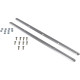 Bag Draggers — 19.5" long, 1" wide, Chrome