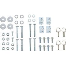 Bagster Saddlebag Mount — fits 1998–2013 H‑D FLT/FLHT hard bags on Sportster, Black