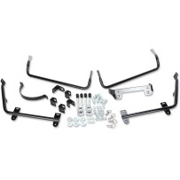 Saddlebag Mount for Dyna Models — Black powder-coated, fits '93–'13 OEM hard-sided saddlebags