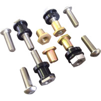 Soporte EZ de desmontaje rápido para bolsas — kit para alforjas, cromo