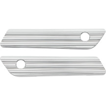 Ness-Tech® Saddlebag 10-Gauge Hinge Covers — Chrome