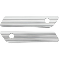 Ness-Tech® Saddlebag 10-Gauge Hinge Covers — Chrome