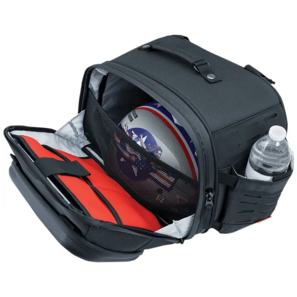 XKursion® XB Fast Lane Alforjas — 40,64 cm x 24,13 cm (29,21 cm expandido) x 27,94 cm, 27 L (33 expandido), negro