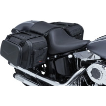 XKursion® XB Fast Lane Alforjas — 40,64 cm x 24,13 cm (29,21 cm expandido) x 27,94 cm, 27 L (33 expandido), negro