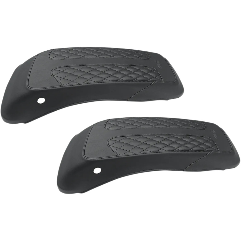 Saddlebag Lid Cover — Black, Left & Right