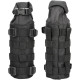 Trails End Fuel Bottle Holder — 30 oz, 12" H rolled, Black