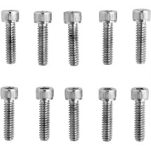 Pernos de cabeza Allen de repuesto — #10-24, 20 mm (3/4 in), paquete de 10, cromo