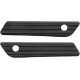Saddlebag Latch Covers — Saddlebag, 6061 T6 billet aluminum, Black, Pair