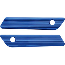 Saddlebag Latch Covers — Blue, Pair