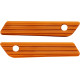 Saddlebag Latch Covers — Orange, 10 Gauge