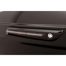 Cubiertas de bisagra LED para alforjas — Negro