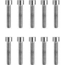 Tornillos de cabeza de vaso de repuesto — #10-24, 25.4 mm (1"), Cromo