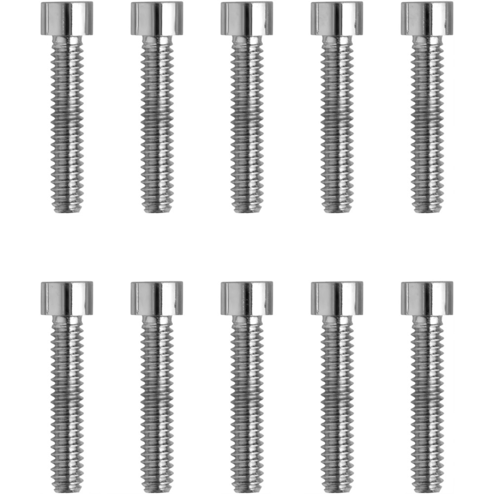 Tornillos de cabeza de vaso de repuesto — #10-24, 25.4 mm (1"), Cromo